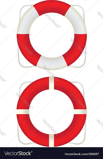 Two Lifesavers vector image