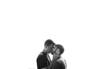 Two Man Kissing