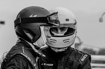 two man wearing helmets