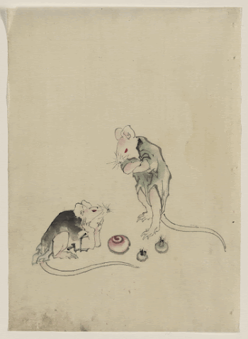 [Two mice, one lying on the ground | Free Photo - rawpixel