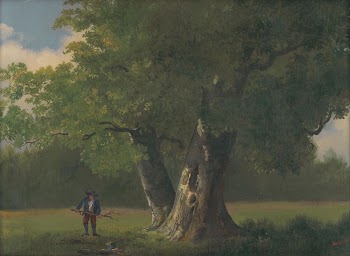 Two oaks with figural stafage | Free Photo - rawpixel