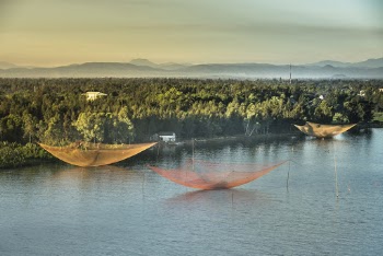 Two Orange and Red Nets