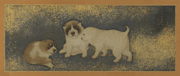 two panel screen: two puppies | Free Photo - rawpixel