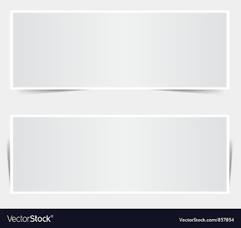 Two paper sheets vector image