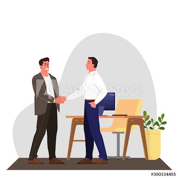 Two people shake hands as a result of agreement
