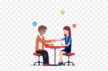 Two People Shaking Hands With Illustrations Of Wavelength - Closing A Deal Clipart