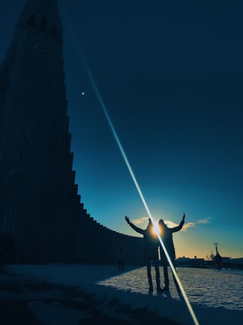 Two People Standing