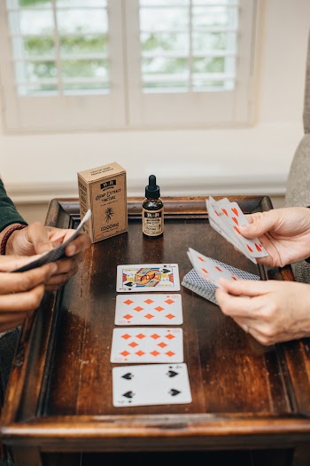 Two Person Playing Cards