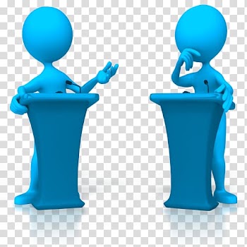 Two person talking illustration, Animation Debate Stick figure Presentation , debate competition transparent background PNG clipart
