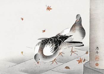 Two pigeons (1889 - 1927) | Free Photo Illustration - rawpixel