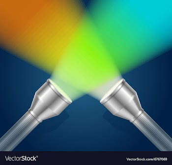  					Two Pocket Torch Light vector image														