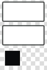 Two rectangular frames transparent background PNG clipart