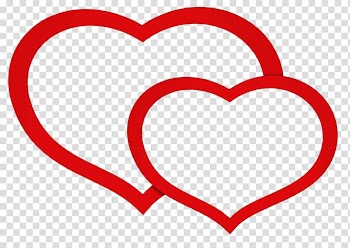 Two red heart illustration, VK Blog Social network Telegram , Red Double Hearts transparent background PNG clipart