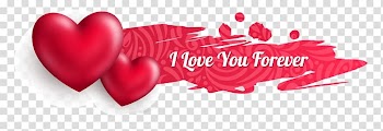 Two red heart , Valentine's Day Heart Web banner Euclidean , Red love transparent background PNG clipart
