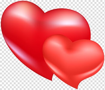 Two red hearts , Heart Red Valentine's Day Color Emoji, Two Red Hearts transparent background PNG clipart