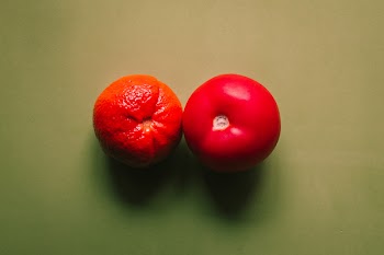 Two Red Tomatoes