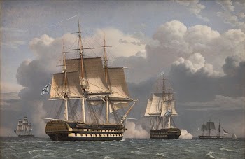 Two Russian liners saluting by C.W. | Free Photo - rawpixel