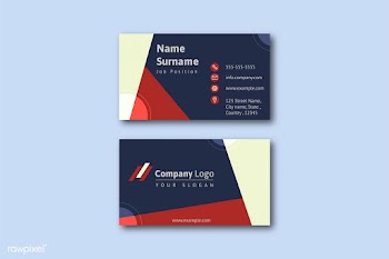Two sided name card | Free stock vector - 594768