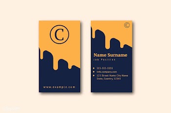 Two sided name card | Free stock vector - 594776