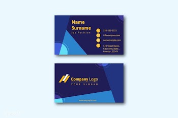 Two sided name card | Free stock vector - 594780