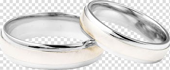 Two silver-colored band rings, Wedding invitation Wedding ring Engagement ring, Silver Ring transparent background PNG clipart