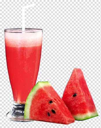 Two slices of watermelon and watermelon juice, Fruit Citrullus lanatus Food Watermelon Auglis, juice transparent background PNG clipart