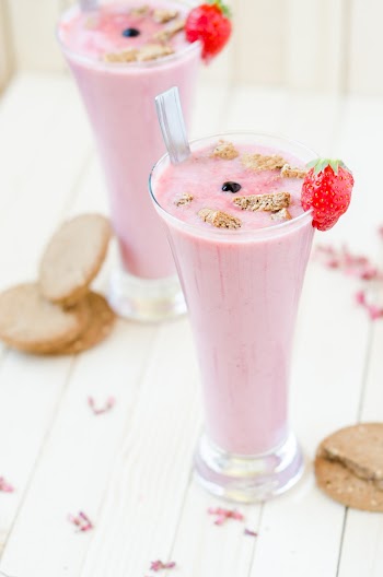 Two Strawberry Parfaits