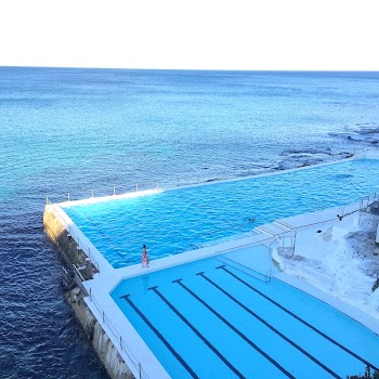 Two swimming pools on the ocean | Free Photo - rawpixel
