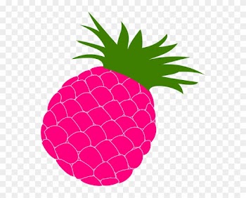 Two Toned Pineapple Clip Art At Clker - Black Pineapple Tote Bag, Adult Unisex, Natural
