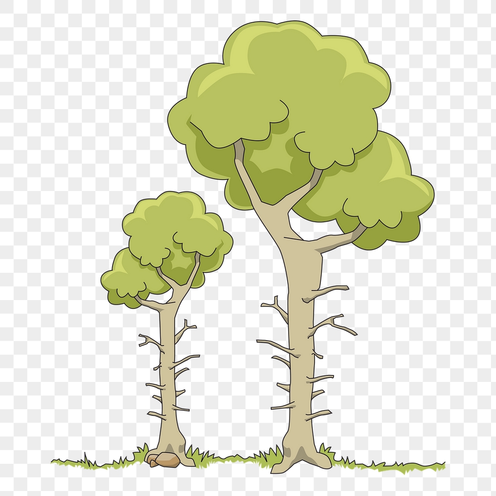 Two trees png sticker plant | Free PNG - rawpixel