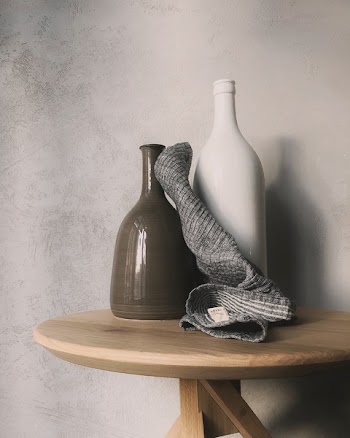 Two Vases on Table