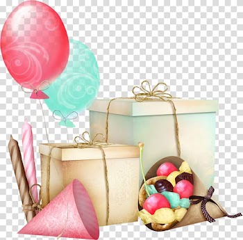 Two white gift boxes illustration, Birthday , Creative birthday transparent background PNG clipart