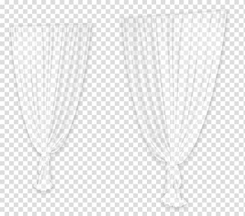 Two white window curtain , Wine glass Martini White Champagne glass, White curtains transparent background PNG clipart