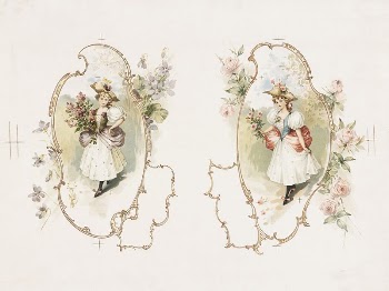 Two women enframed with flowers | Free Photo - rawpixel