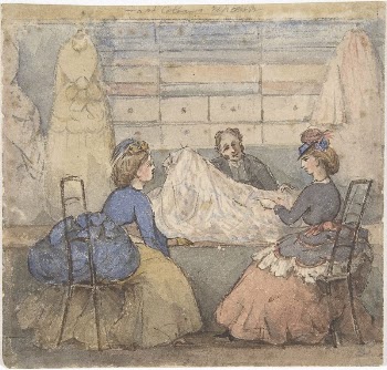 Two Women Looking at Fabric | Free Photo - rawpixel
