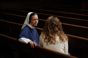 two women's talking each other
