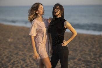 Two Women Standing 