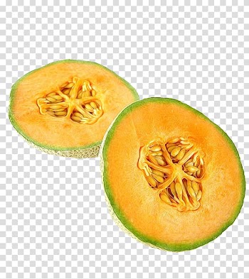 , two yellow sliced fruits transparent background PNG clipart