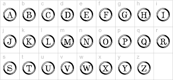 Type Keys | typewriter fonts, regular fonts, negative fonts, for ...