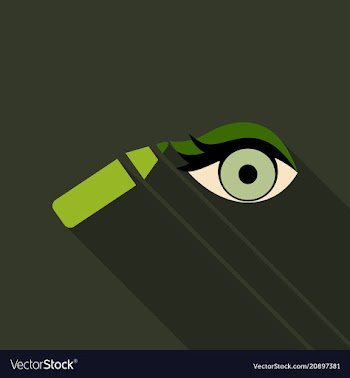 Type of eye makeup cat eyeliner tutorial stylish vector image