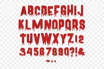 Typeface Typography Calligraphy Horror Font - horror 