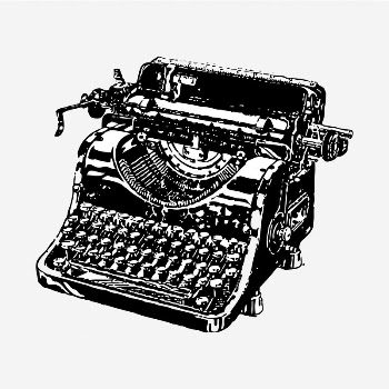 Typewriter drawing, vintage machine illustration | Free Vector - rawpixel