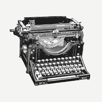 Typewriter drawing, vintage object illustration | Free PSD - rawpixel