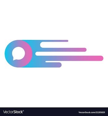 Typing in a chat bubble icon isolated comment vector image