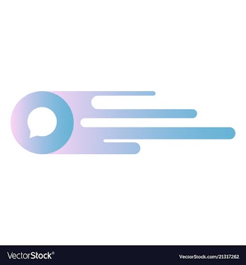 Typing in a chat bubble icon isolated comment vector image