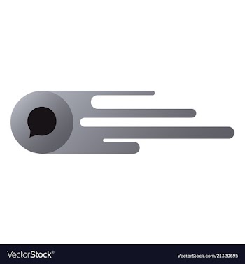 Typing in a chat bubble icon isolated comment vector image