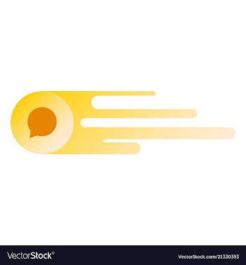 Typing in a chat bubble icon isolated comment vector image