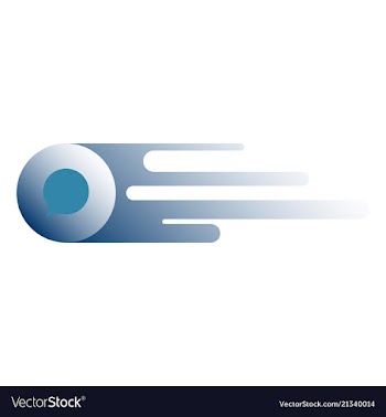 Typing in a chat bubble icon isolated comment vector image