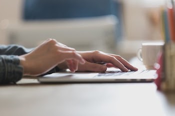 Typing Up Close
