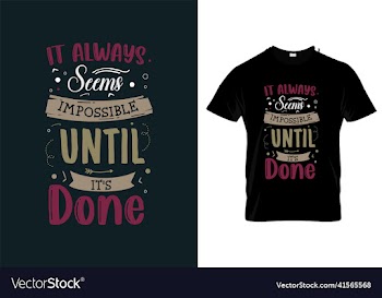 typographic t shirt design template
